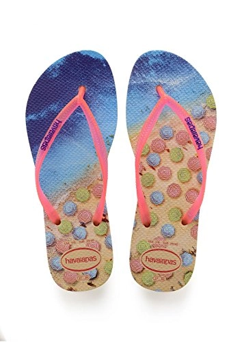 Chinelo Ad Havaianas Slim Paisage Marfim