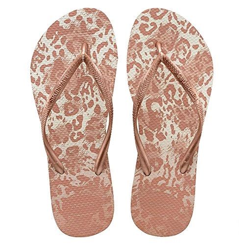 Chinelo Ad Havaianas Slim Animals Bco/dour