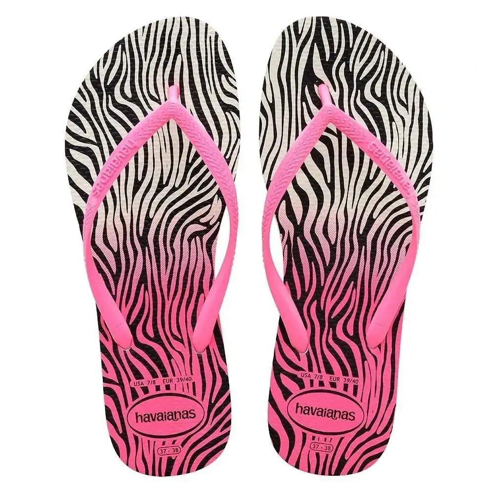 Sandalia Havaianas Slim Animals Bco/marav