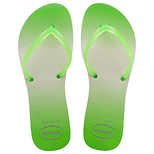 Chinelo Ad Havaianas Flat Sunset Green Neon