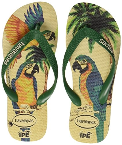 Sand Havaianas Ipe 37/38 Bege Palha Verde