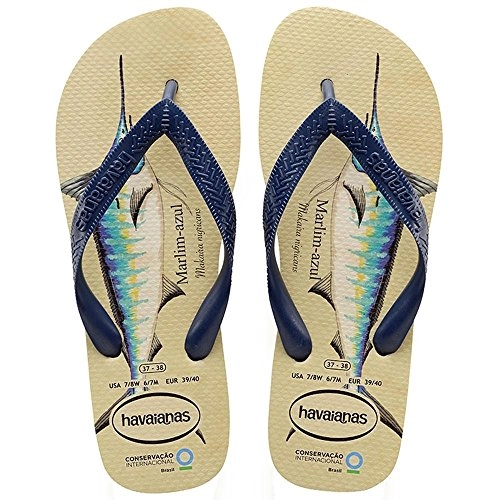 Chinelo Ad Havaianas Cons Int Bege/mar