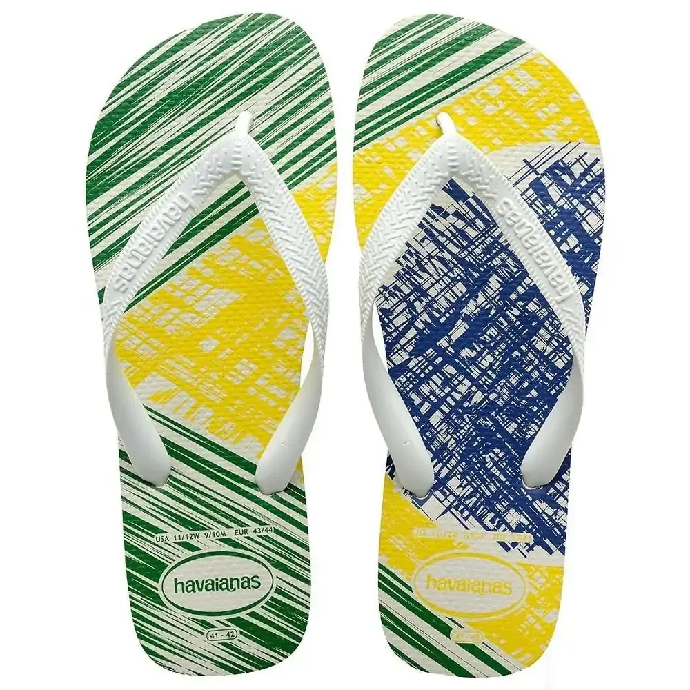 Sand.havaianas Brasil Print Branco 35/36