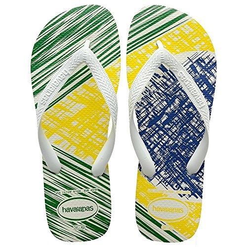Sandalia Havaianas Brasil Print 43/44 Bco