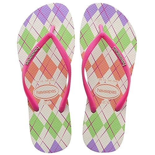 Chinelo Ad Havaianas Slim Retro Bco/rs/lja