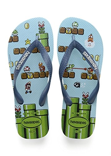 7011058 Sandalias Havaianas Mario Bros Fc Cb 312 Sandalias Havaianas Mario Bros Cf Azul Splash