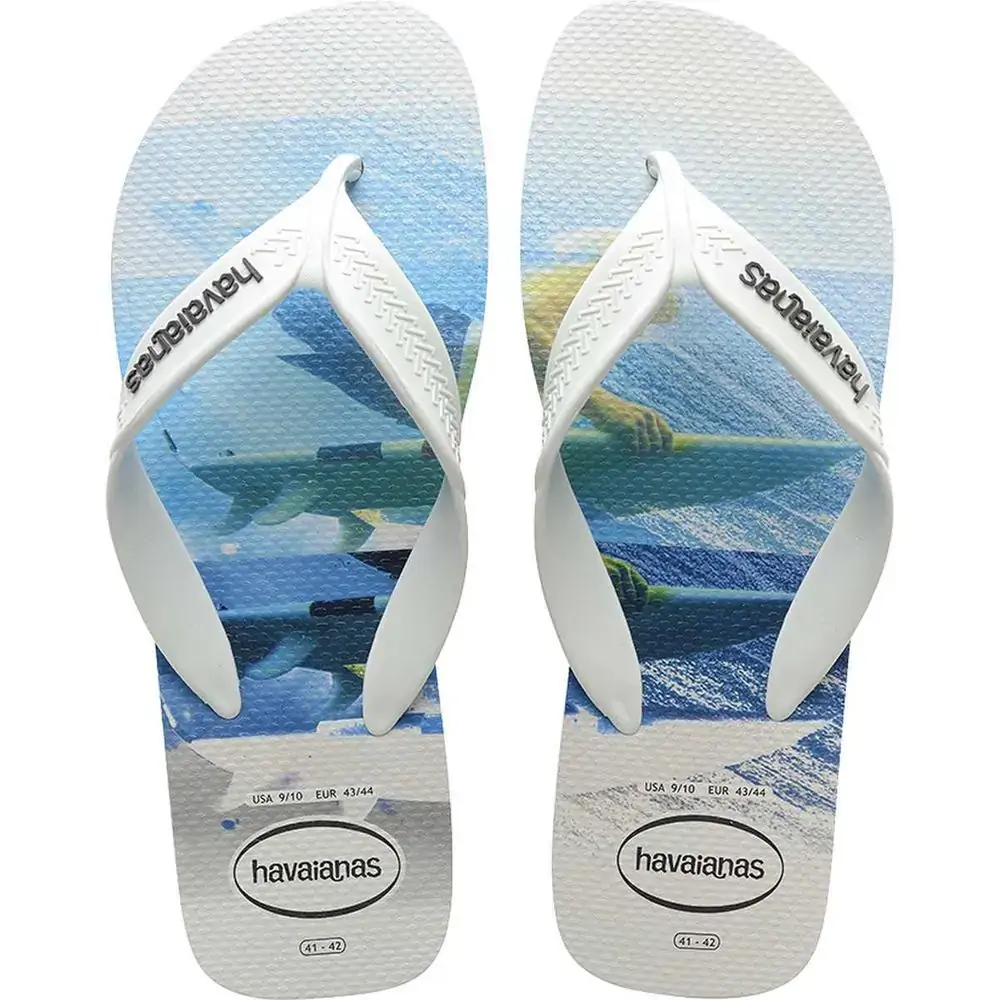 Chinelo Hav Surf Branco/agua 37/38