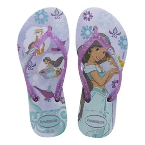 Sandalia Havaianas Slim Princesas Lavanda 37/38