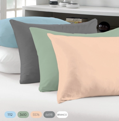 Fronha Crystal Algodao Cinza 50x70cm 826030000006720 Teka