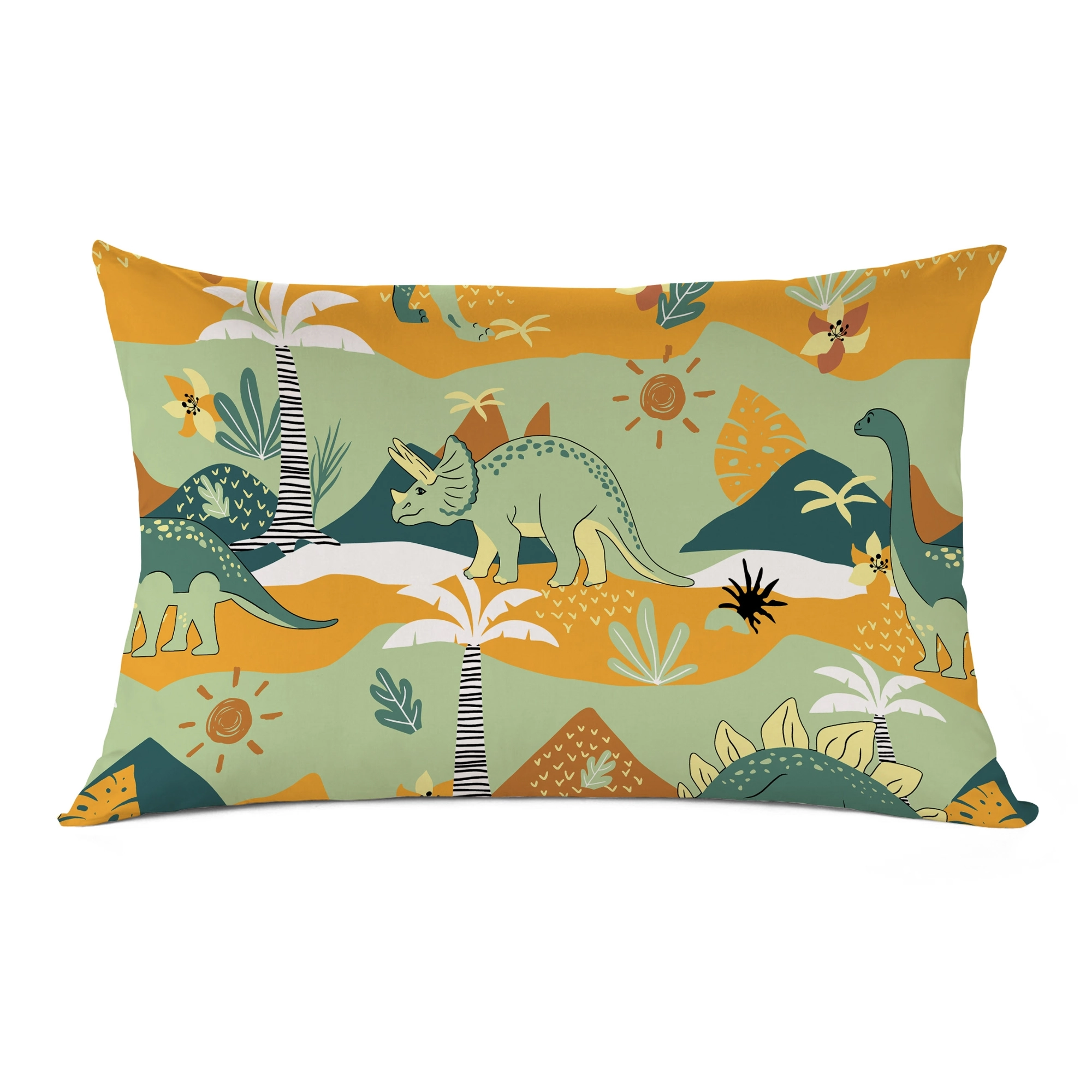 Fronha Kids Algodao Dino 50x70cm 886030000007150 Teka