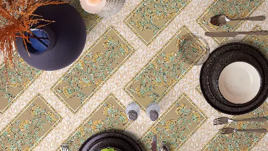 Toalha Mesa Elegance 4 Lugares Patchwork 140x140cm 882200000047350 Teka