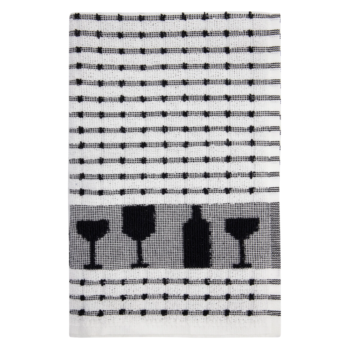 Kit com 6 Panos de Prato Felpudos - Linha Gourmet -  100% Algodão 42cm x 63cm - Teka