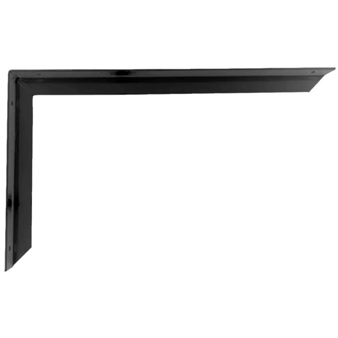 Kit 10 Suporte Mão Francesa Reforçada 50cm Preto