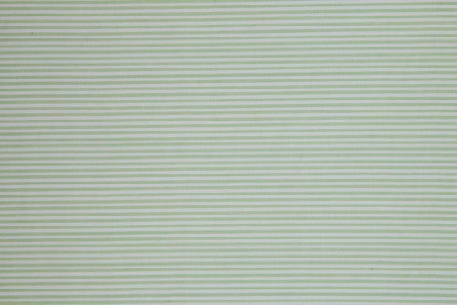 Panoah Self Adhesive Fabric Roll, 18.5 Inch By 3.2 Feet, Light Green Strips On White Cotton