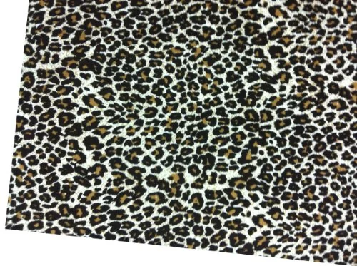 Panoah Self Adhesive Fabric Cotton Adhesive Fabric Roll, 18.5 Inch By 3.2 Feet, Animal Print