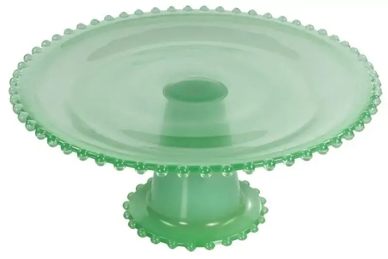 Boleira Vidro Wow 25cm Verde