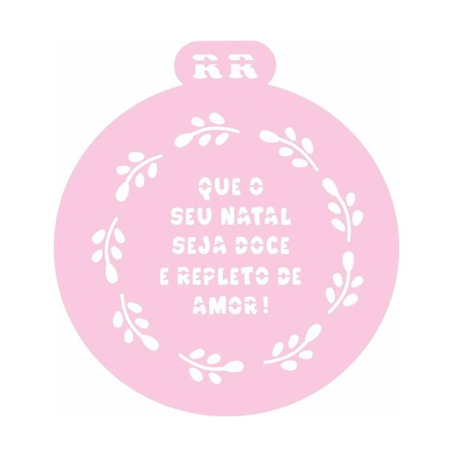 Stencil Bolo Red Natalino 1 3018 Rr Cortadores