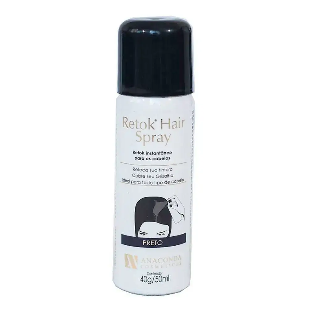 Retok Anaconda Hair Spray Preto