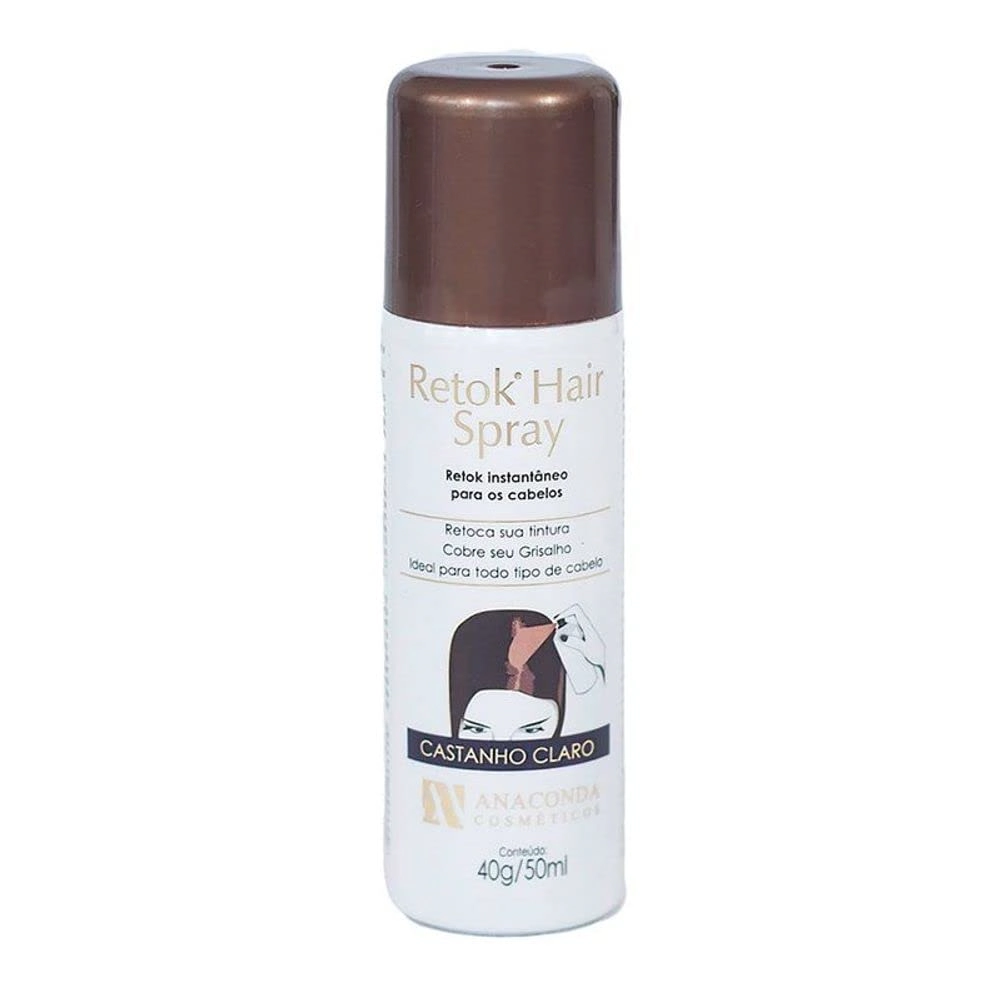 Retok Anaconda Hair Spray Castanho Claro
