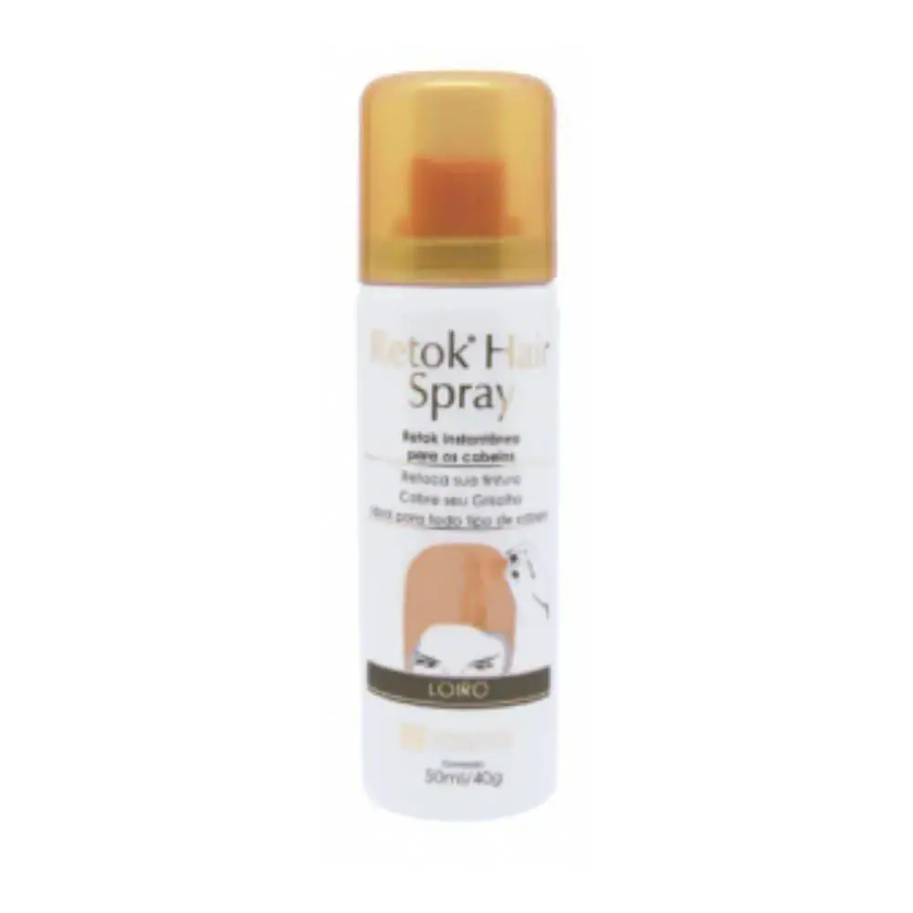 Maquiagem Capilar Anaconda Hair Spray Loiro 40ml