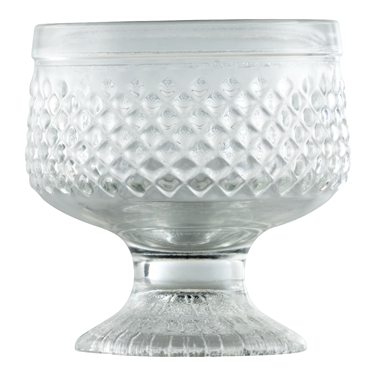 Taça Para Sobremesa Transparente Vidro 282ml Wheaton Barroco