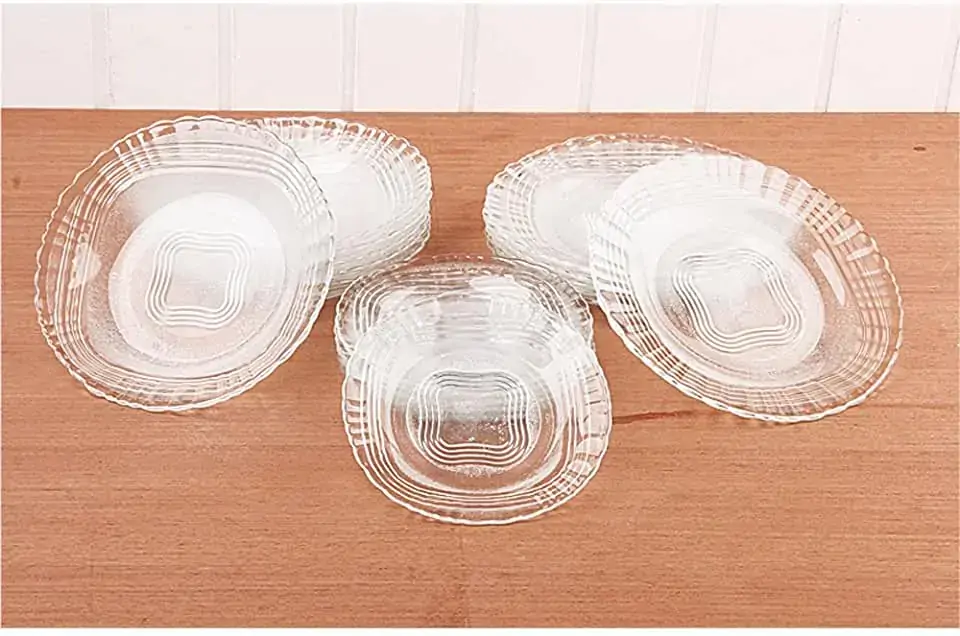 Conjunto Prato Raso Wheaton Crystal Caixa 6 Unidades