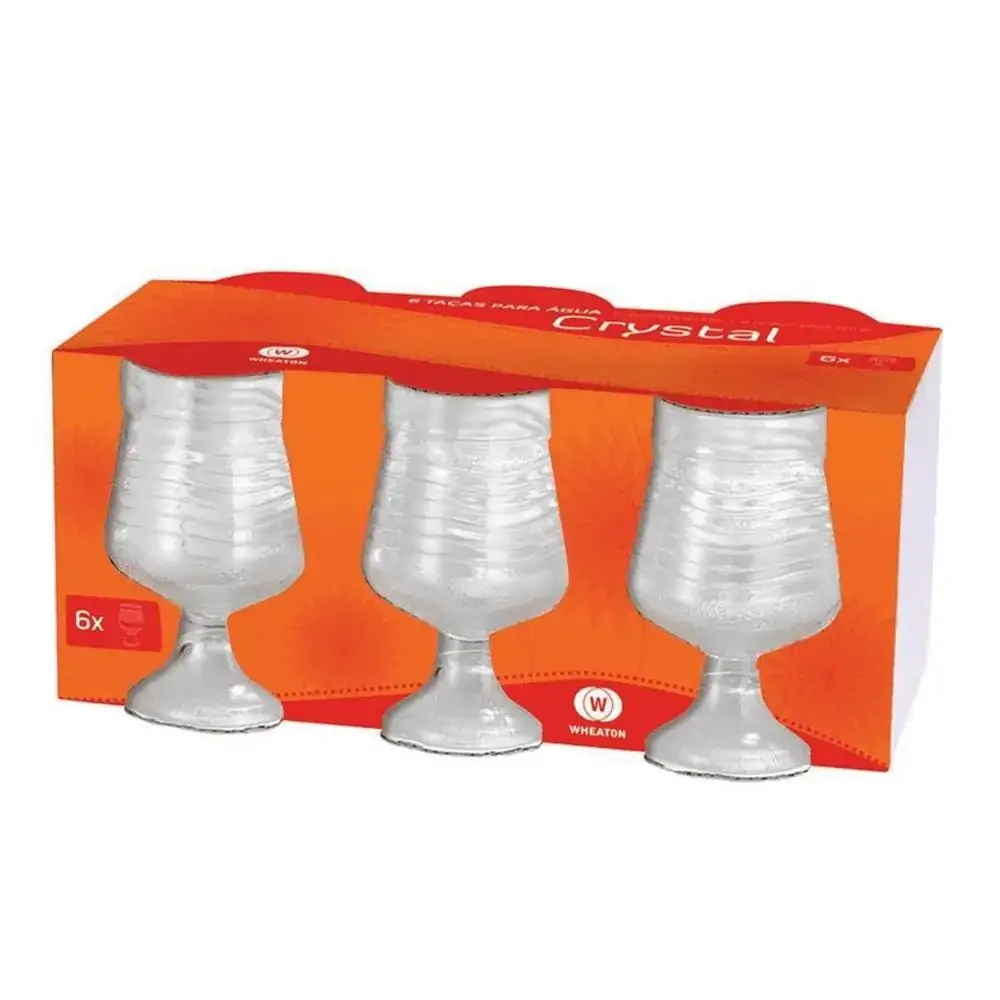 Crystal Jg Taca P/ Agua 06 Pcs