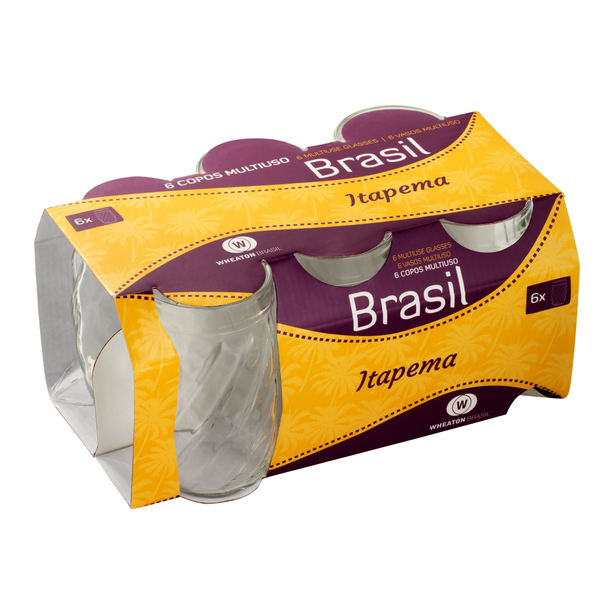 Conjunto 6 Copos ITAPEMA 330ml