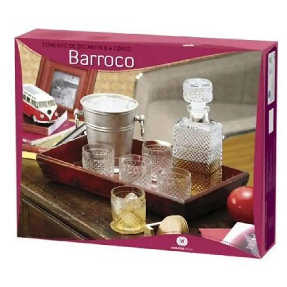 Cjto Barroco Decanter 7pcs Wheaton