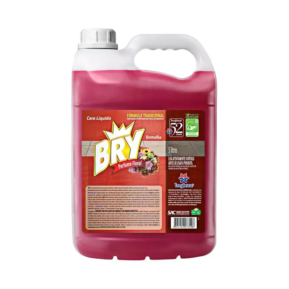 Cera Ingleza Bry Vermelho 5 L