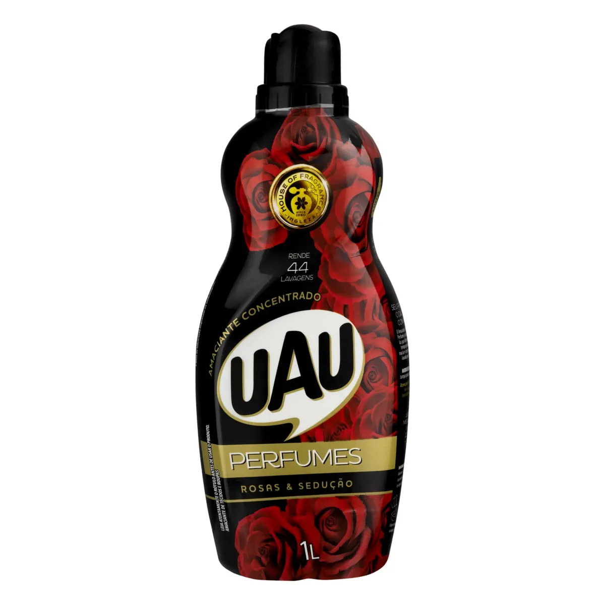 Amaciante de Roupa Concentrado Rosas &amp; Sedução Uau Perfumes 1L