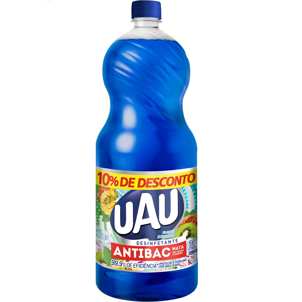 Desinf Uau Antibac Flores/frescor 10 Desc 2l