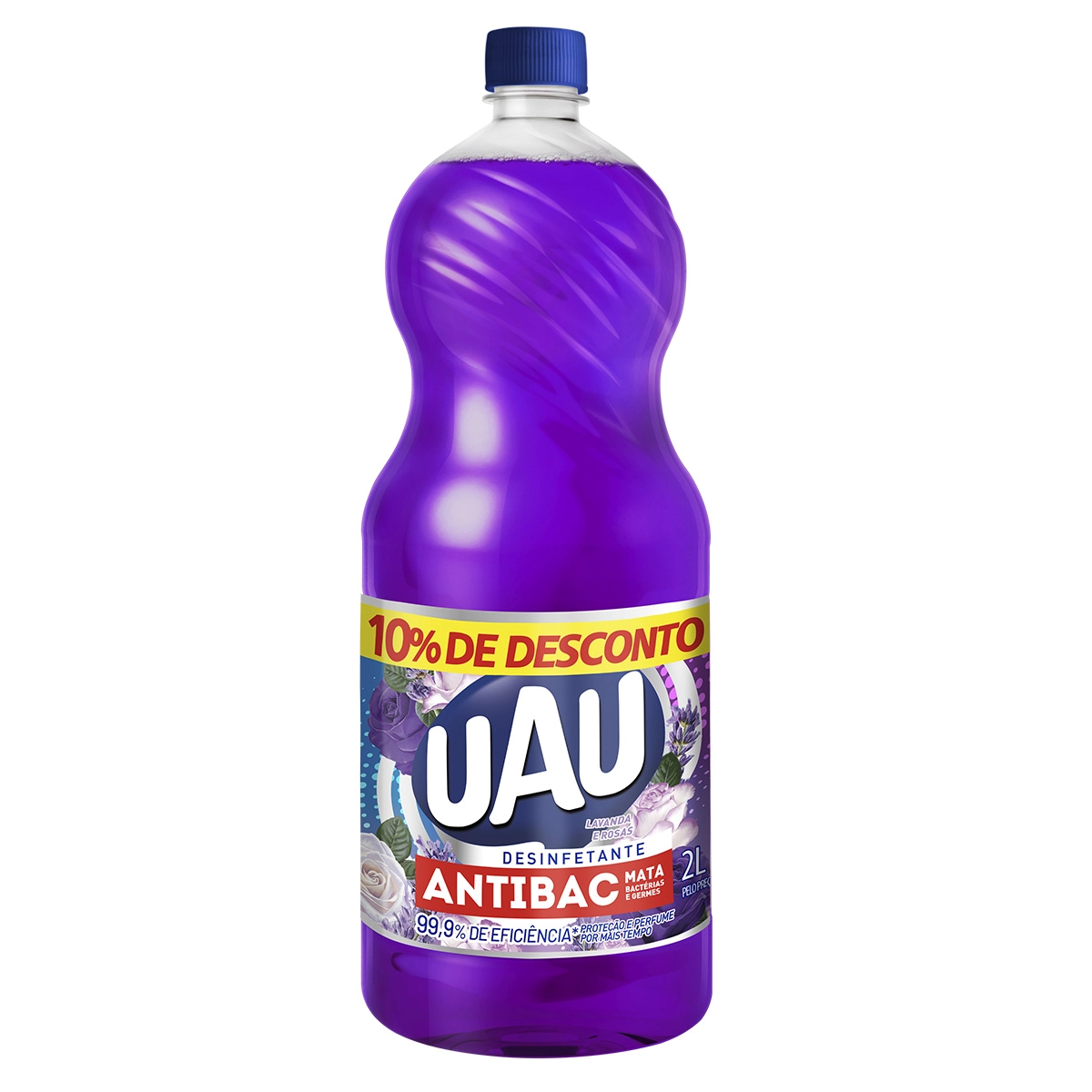 Desinf Uau Antibac 2lt Lavanda E Rosas