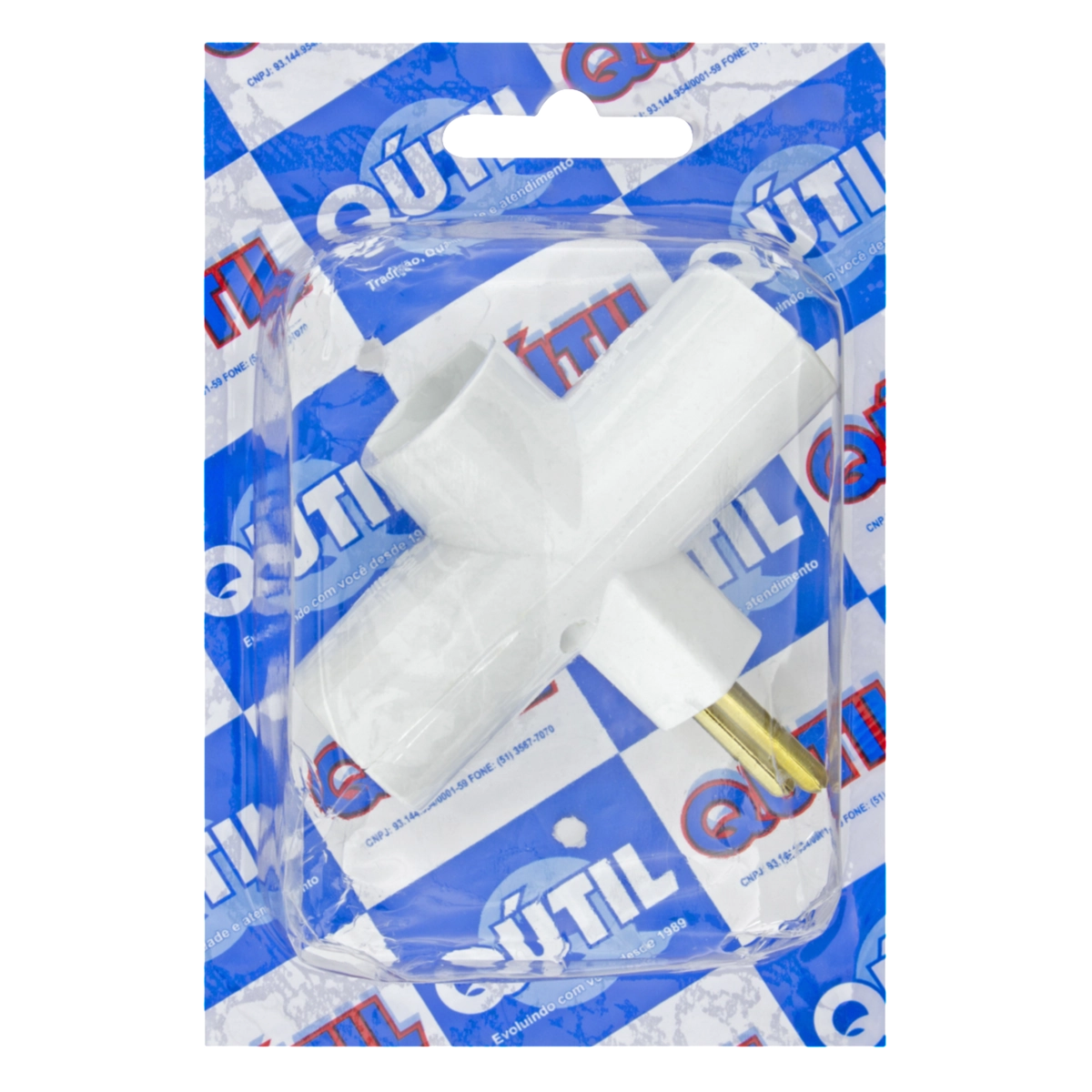 Pino Multiplicador 2 Pinos T 10a Qútil 250v