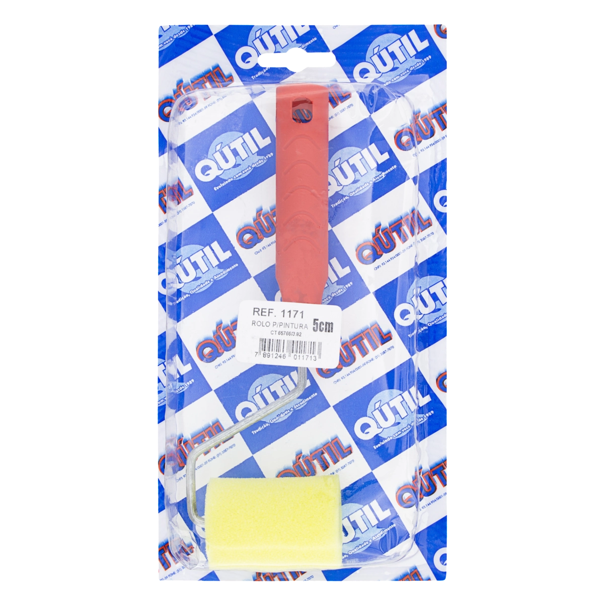 Rolo Com Cabo Para Pintura Qútil 5cm