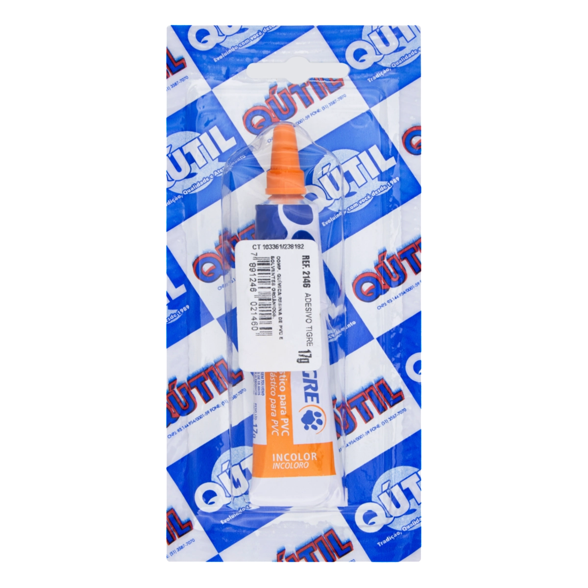Cola Para Pvc Tigre Blister 17g