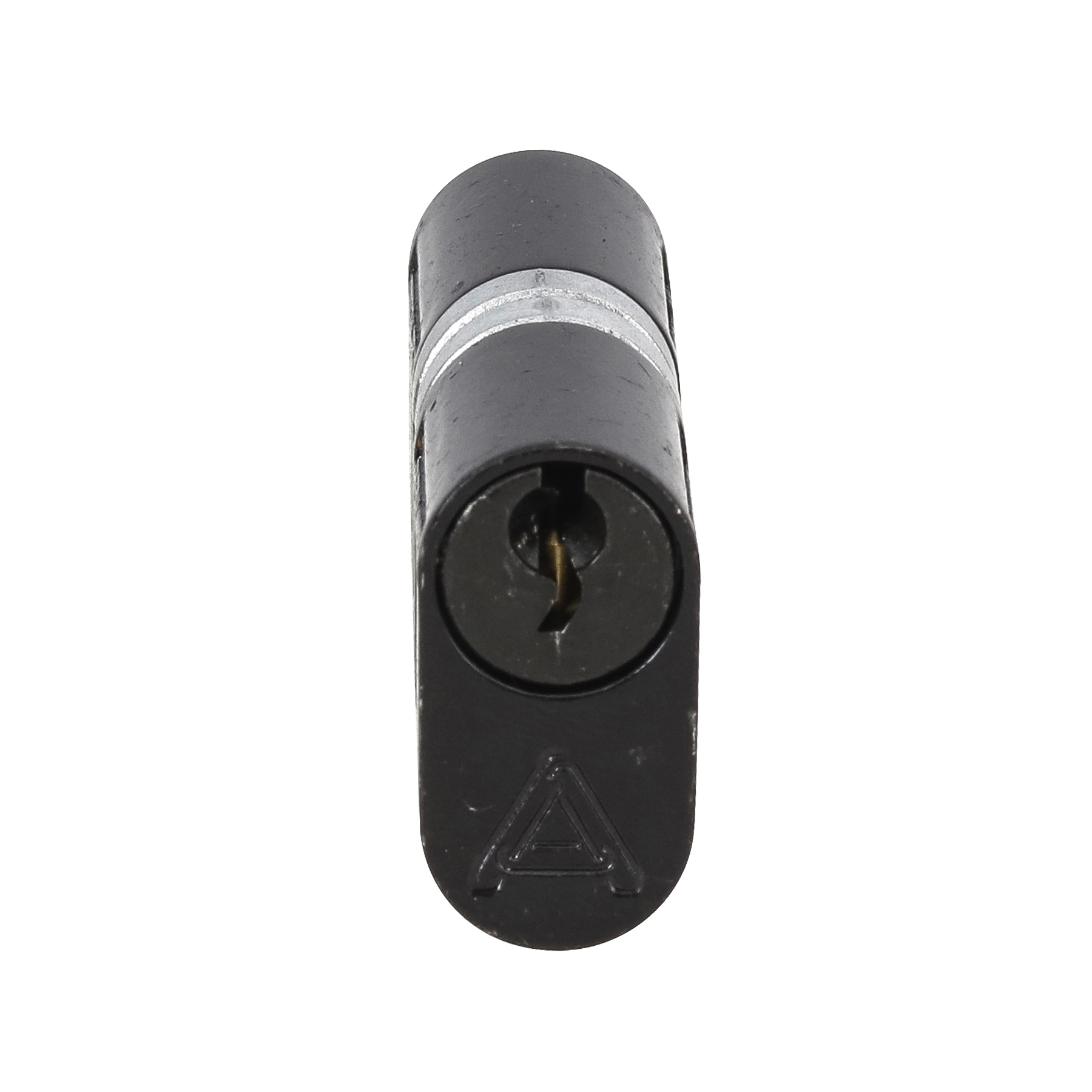 Cilindro para Porta de Entrada Aliança Preto 40mm Chave Simples