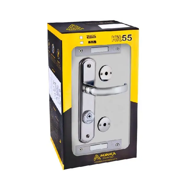 Fechadura Tetra Orion Anatomic 3x1 Cromado Alianca
