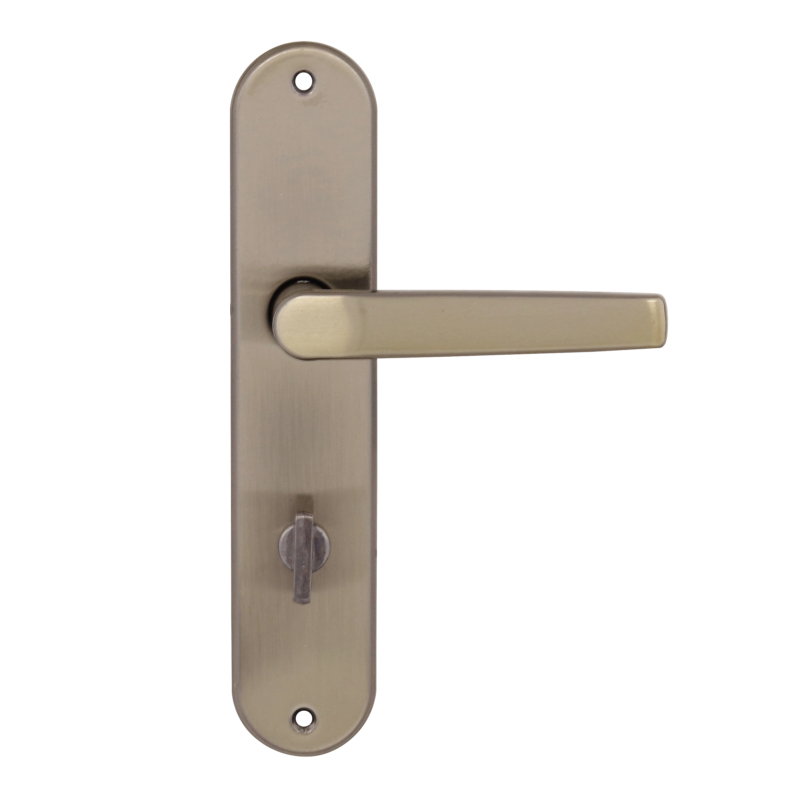 Fechadura Aliança para Porta do Banheiro Latonado 40mm Chave Simples 2800/70 BL