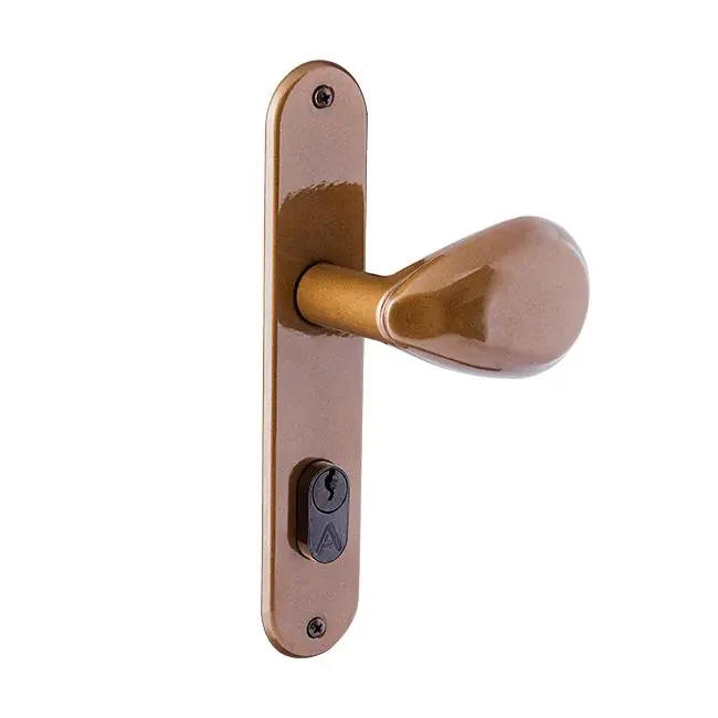 Fechadura Entrada Golf 40mm Latonado Fosco Alianca