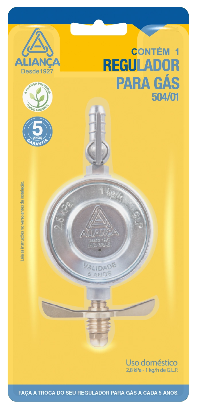 Regulador Para Gás 504/01 Aliança