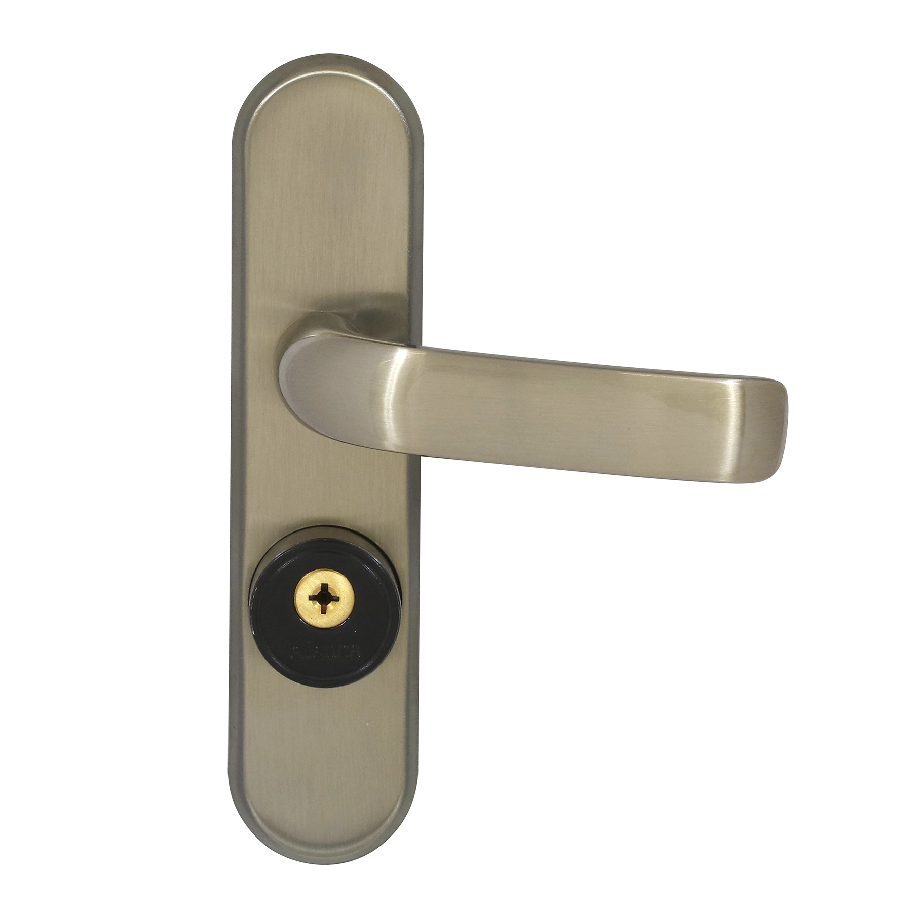 Fechadura Aliança para Porta de Entrada Latonado 40mm Chave Tetra Fort 4170 Z