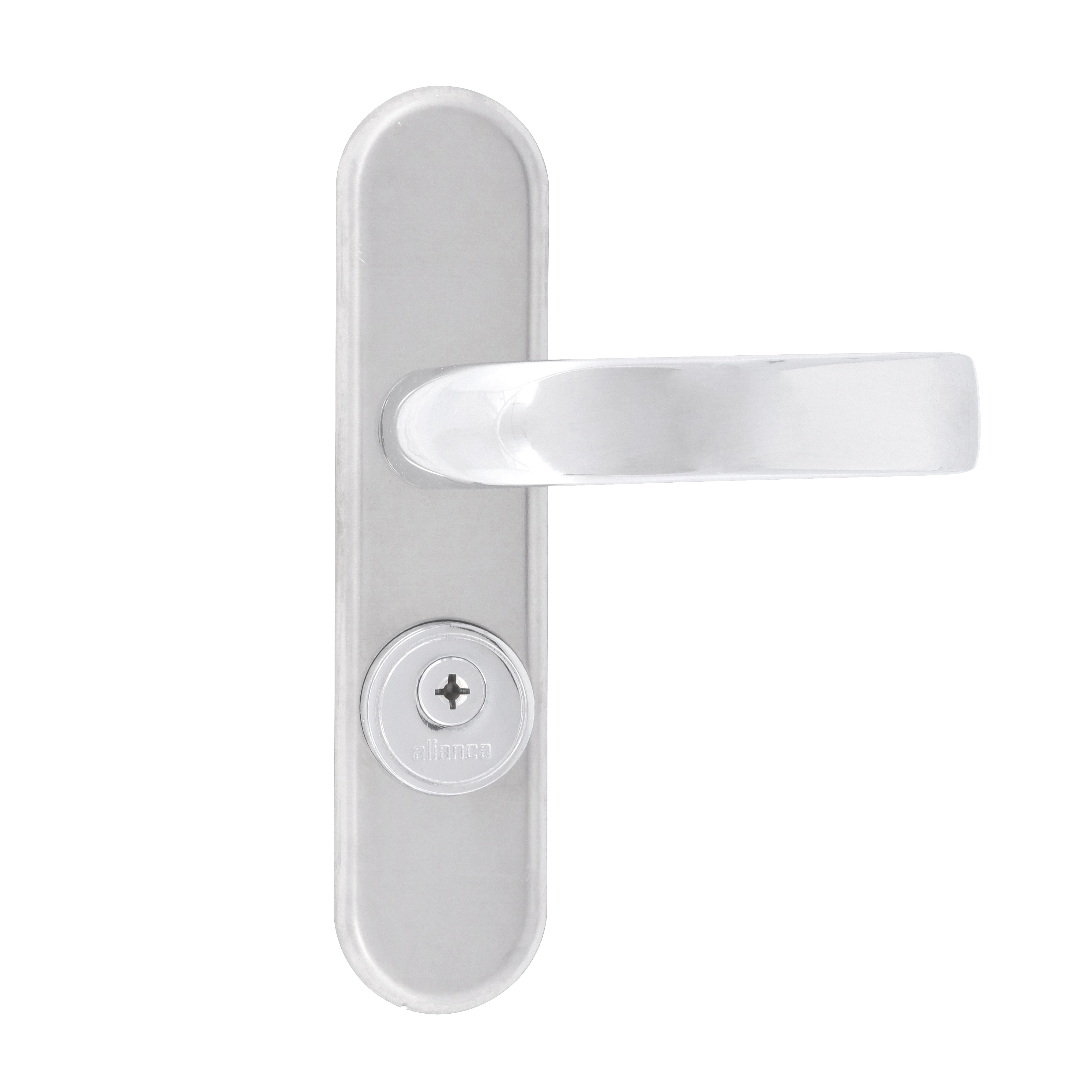 Fechadura Aliança para Porta de Entrada Cromado 40mm Chave Tetra 4170 Z CR