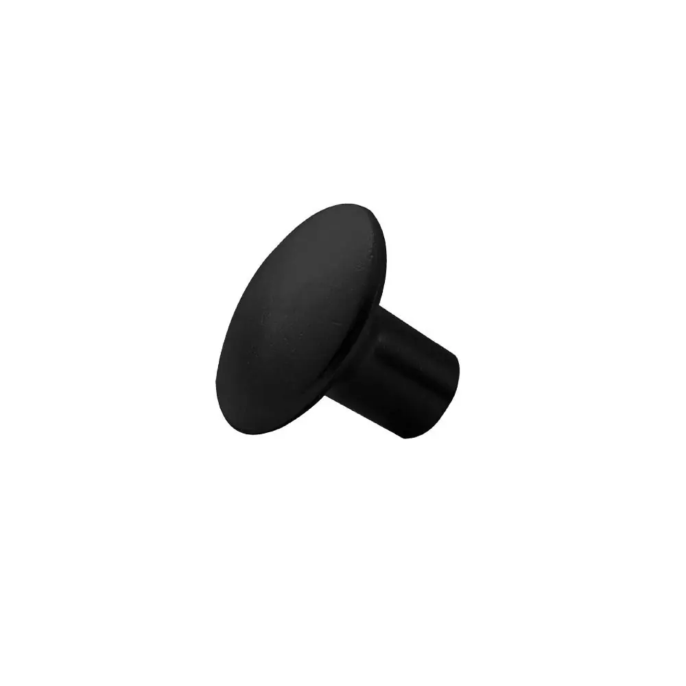Cartela Puxador Botão Convexo 25mm Preto Fosco Alianca
