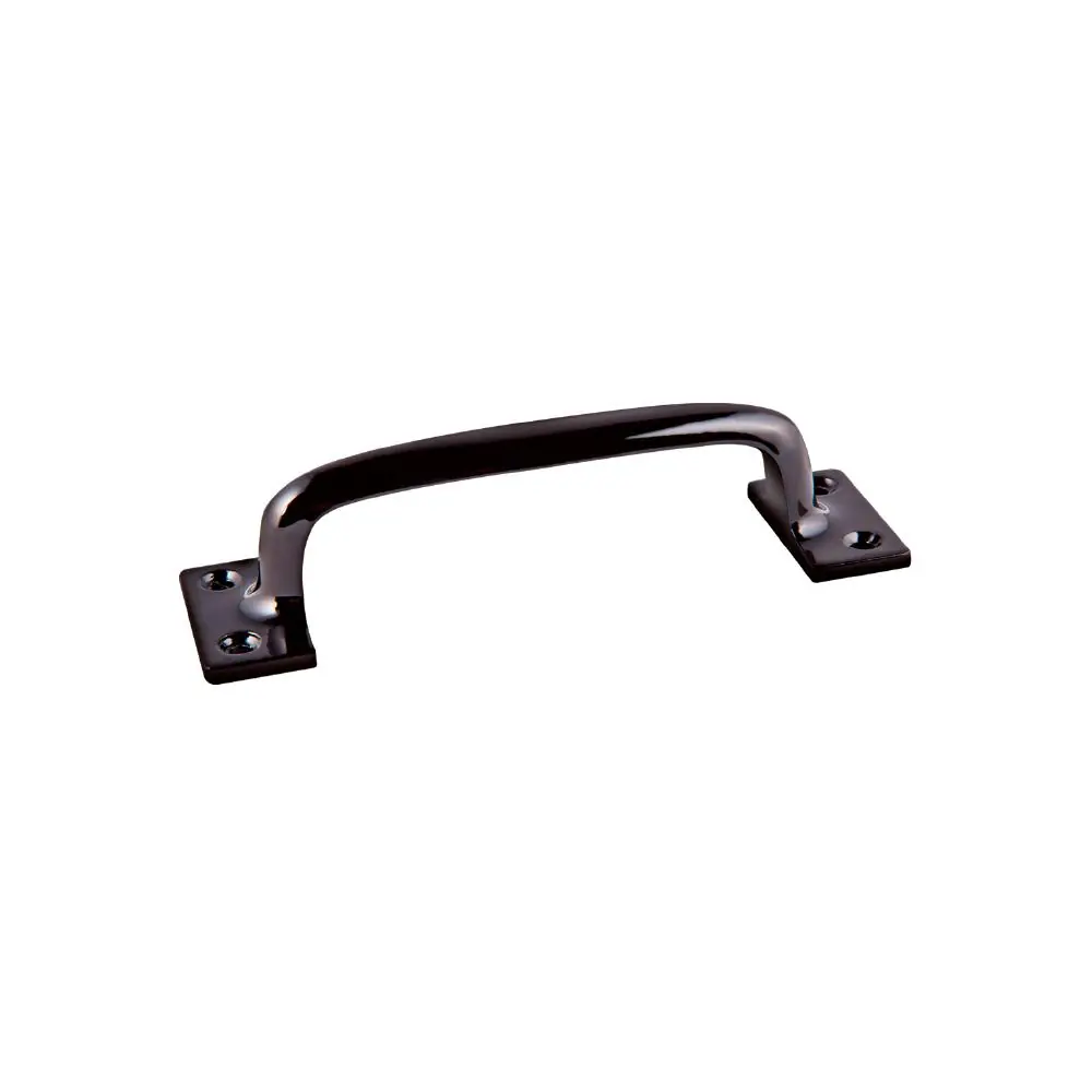Cartela Puxador Alca 86127 102mm Preto Fosco Alianca