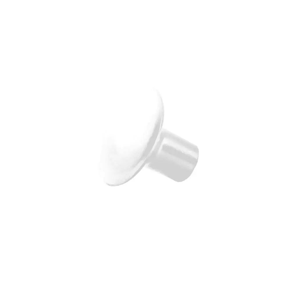 Cartela Puxador Botão Convexo 25mm Zamac Branco Alianca