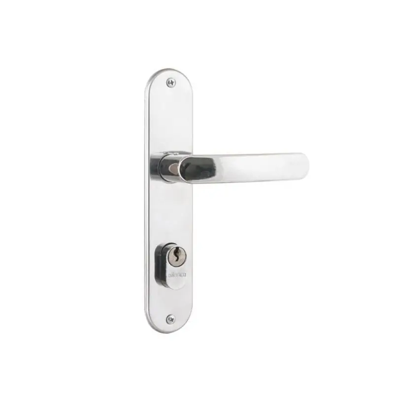 Fechadura Entrada Inox Premium 40mm Inox Polido Alianca