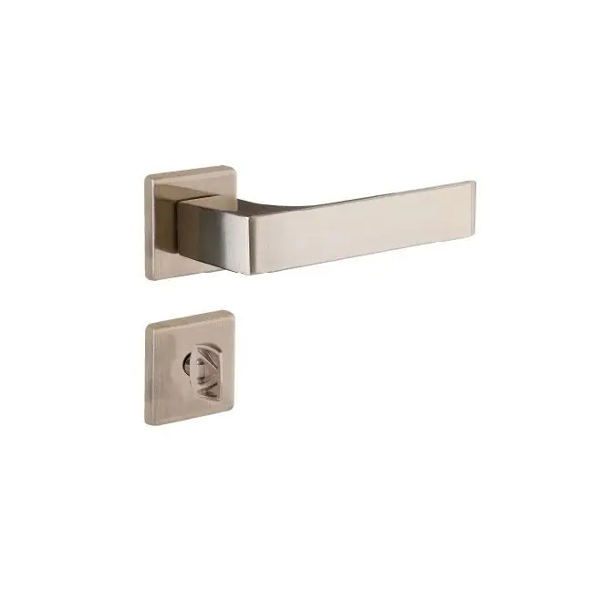 Fechadura Banheiro Quadratta Reta Roseta S40 Latonado Alianca