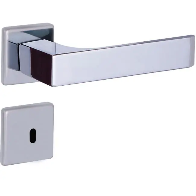 Fechadura Interna Quadratta Reta Roseta 55mm Cromado Alianca