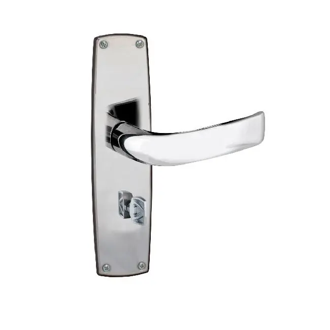 Fechadura Banheiro Classic Alavanca 55mm Inox Polido Alianca